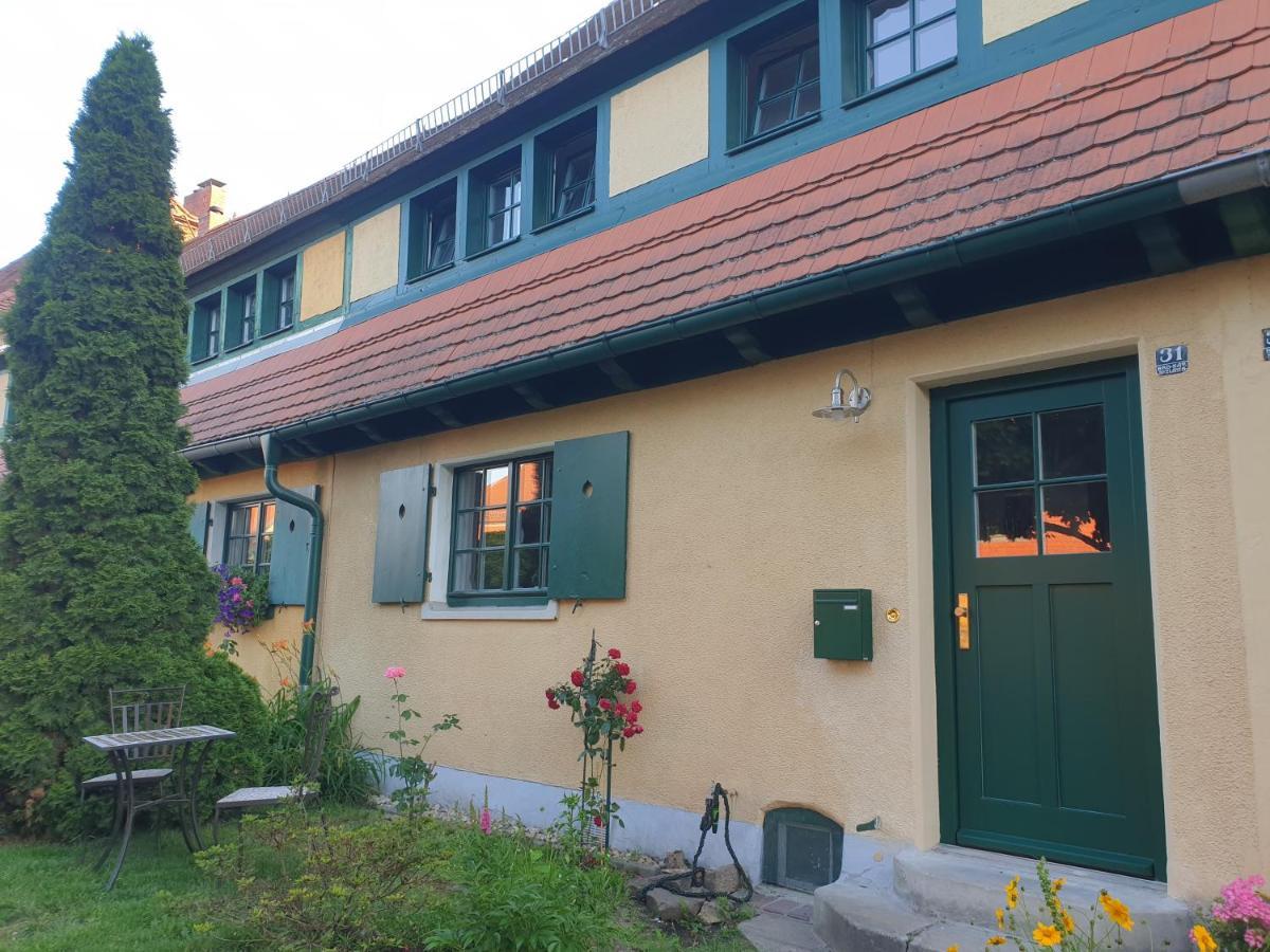 Denkmal-Ferienhaus In Dresden-Hellerau Mit Sauna Und Kamin Exterior foto